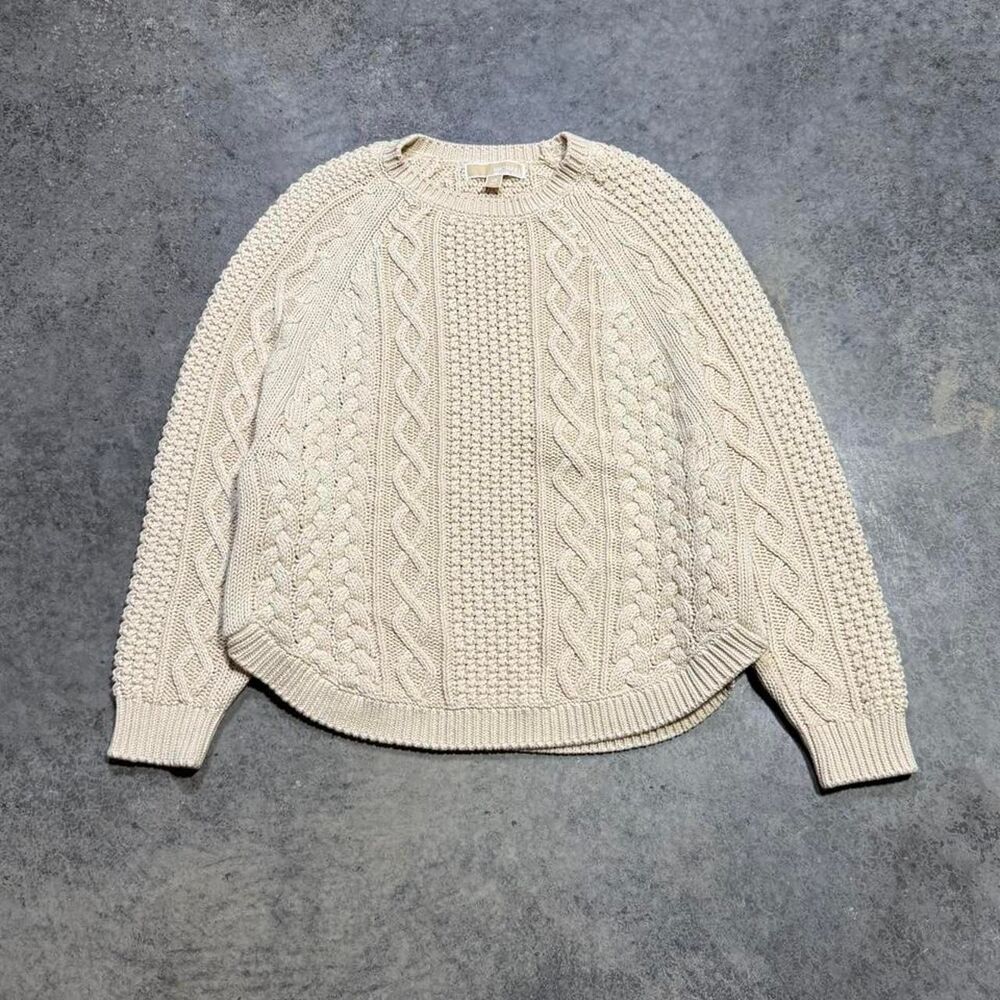 Michael-kors Women's Cream and White Jumper